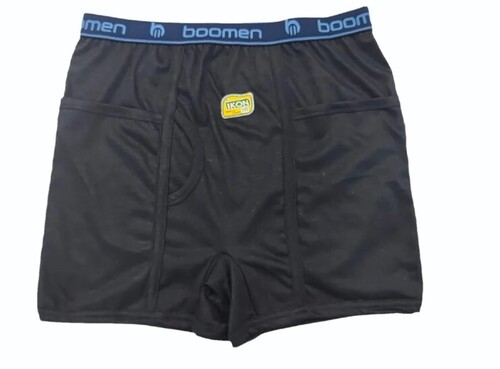 Blue Mens Cotton Underwear - Pure Cotton Short Length All Sizes Available Plain Pattern | Handwash Care Comfortable Fit