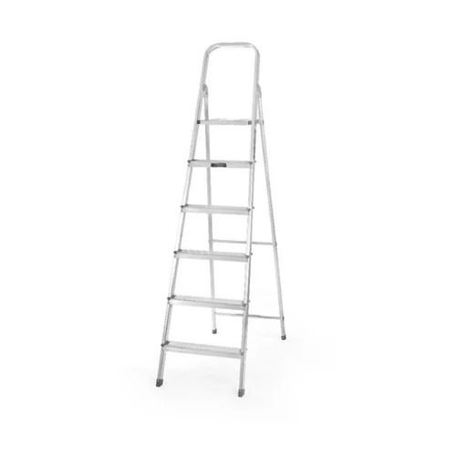 Domestic Aluminium Step Ladders - Anodized, 160 kg Load Capacity, Folding Design | Easy to Use, Anti-Corrosion Feature