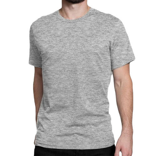 Casual Wear Regular Fit Short Sleeve Round Neck Plain Cotton Mens T Shirts