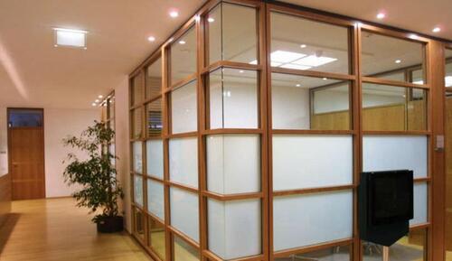 High Design Transparent Glass Partition