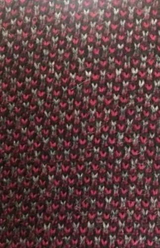 Maroon Pure Wool Fabric For Garments Making Use