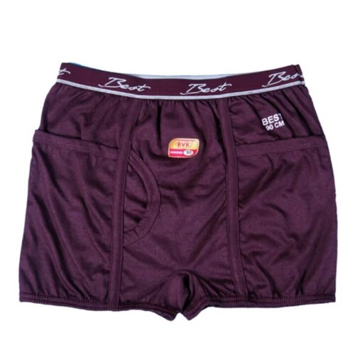 Mens Cotton Trunks - Combed Cotton, Mid Length, All Sizes, Plain Pattern | Daily Wear for Men, Versatile Design in All Color Options