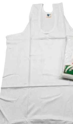 Mens White Cotton Vests