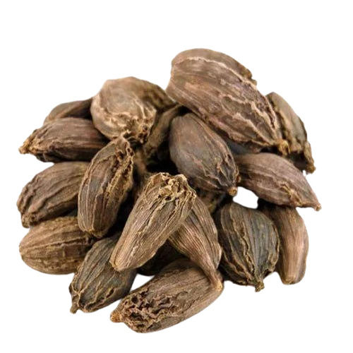 Organic Black Cardamom - Dry, Loose Packaging, 5% Moisture, Brown Color | Raw Dried Pieces with 2-Year Shelf Life, Store in Cool and Dry Place