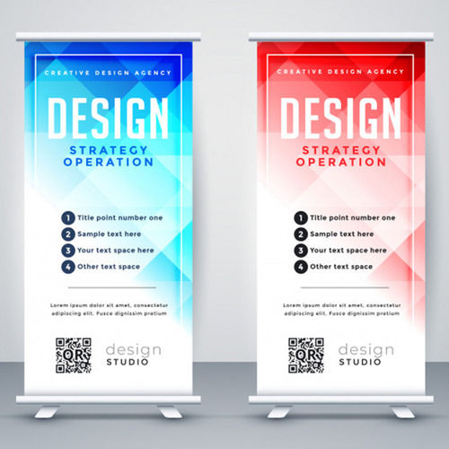 Roll-Up Standees Banner Stands