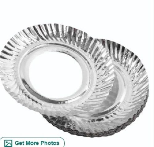 Round Shape Silver Foil Paper Plates