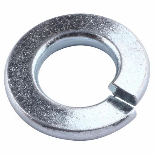 Spring Washer - Steel Material, Round Shape, Grey Color | Easy to Install, Secure Fastening, High Load Capacity, Low Maintenance