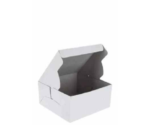 White Color Cake Packaging Box