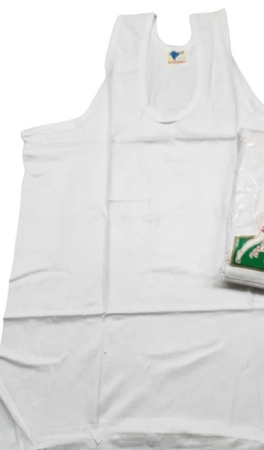 Cotton Sandos - Sleeveless Round Neck Vest | Plain Design, Ideal for Men, All Sizes Available, Classic White Color