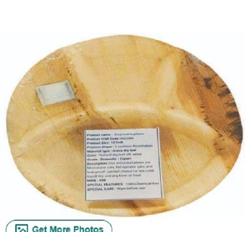 4 Round Partition Plate