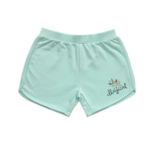 Girls Short - Cotton Blend Regular Fit Available in All Sizes | Breathable Washable Plain Pattern for Casual Summer Wear
