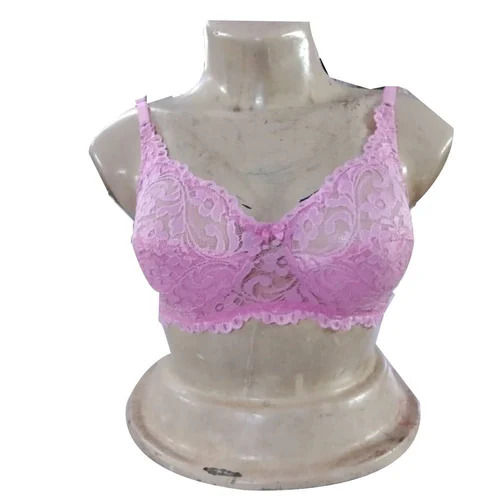 Daily Wear Skin-Friendly Regular Fit 3/4th Coverage Plain Lace Ladies Padded Bra