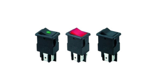 Non illuminated Mini Rocker Switches