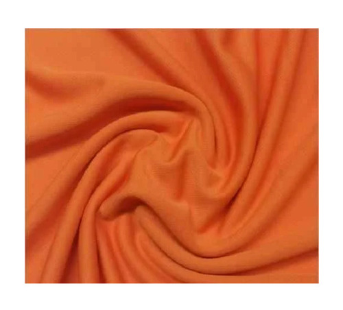 Cotton Knitted Fabric - 160-220 GSM, Orange Color, High Strength, Fade Resistant, Breathable, Soft Texture, Unstitched, Machine Washable, Suitable for All Seasons