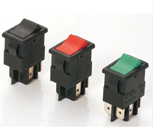 Plastic DPST Rocker Switches NRS 406 Series