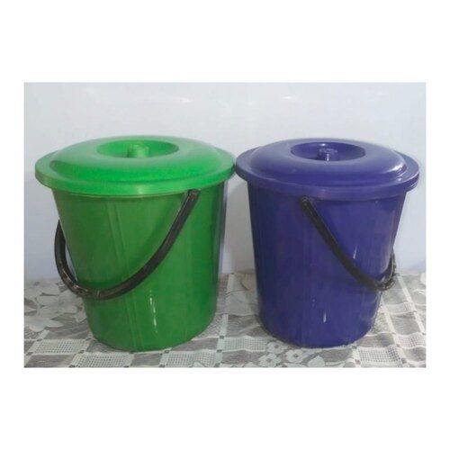 Plain Round Plastic Dustbin Size Standard