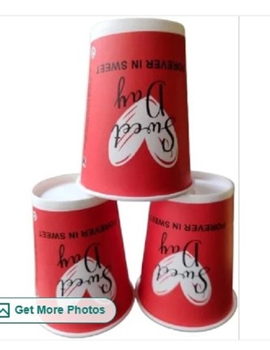210 Ml Disposable Paper Cup - Paper Material, Various Sizes, Red Color | Leak Resistant, Accurate Dimensions, Lightweight, Quality Tested