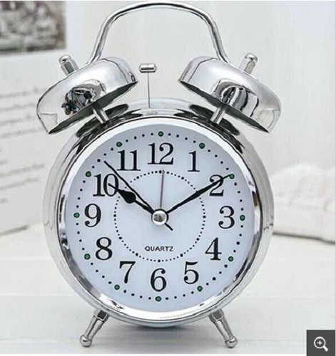 Bell Alarm Clock - Round Shape, Various Sizes Available | Lightweight Design, Long Lasting Product Life, Perfect for Any Occasion