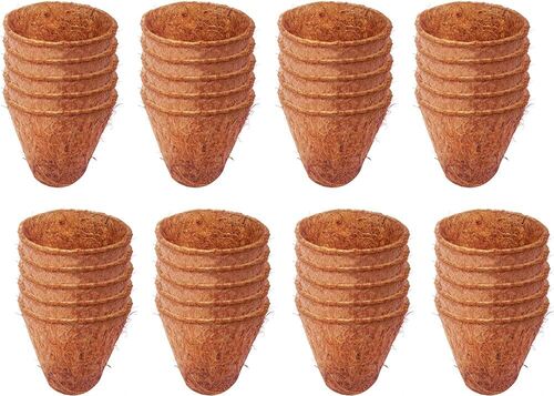 Round Shape Brown Coir Baskets