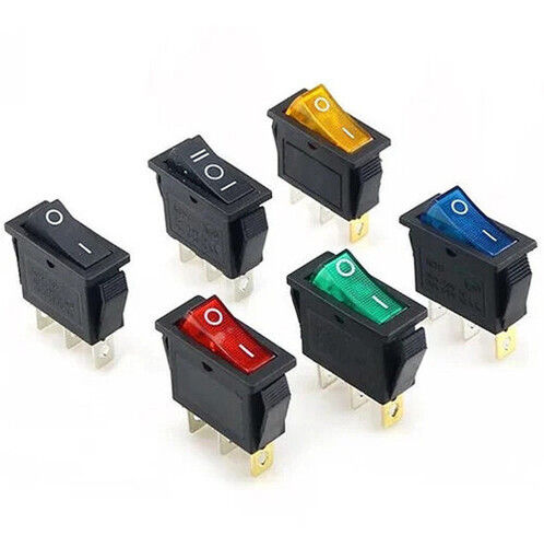 Plastic On/off Mini Rocker Switch