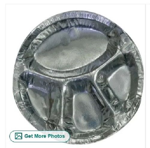 13 Inch Disposable Silver Foil Paper Plate