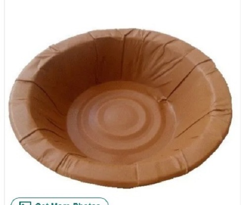 6 Inch Plain Brown Paper Bowl