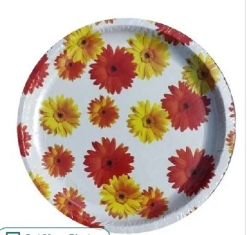 8inch Floral Printed Paper Plate