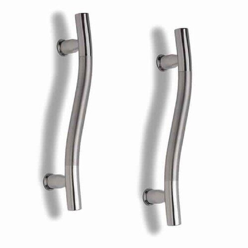 Polished Metal door handles Length 18 Inch