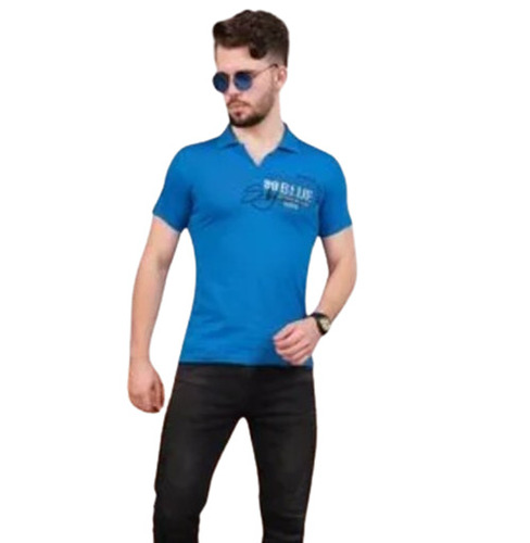 Mens Cotton Printed Polo Neck T-Shirts - Size M L XL XXL | Casual Half Sleeve Wear Regular Fit Versatile Design