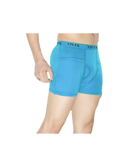 Men's Regular Fit Cotton Trunk - 90 cm Sky Blue | Breathable Skin-Friendly Fade & Wrinkle Resistant