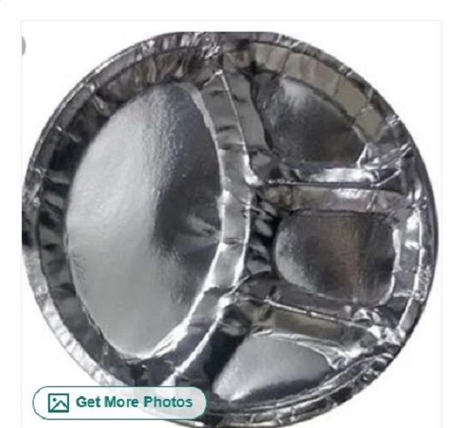 12 Inch Disposable Silver Paper Plate