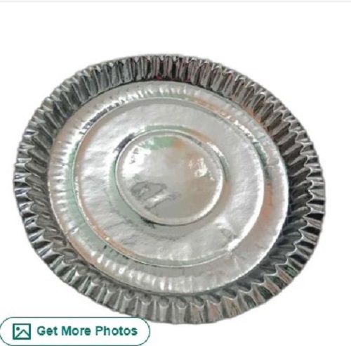 12 Inch Silver Foil 100 GSM Paper Plate