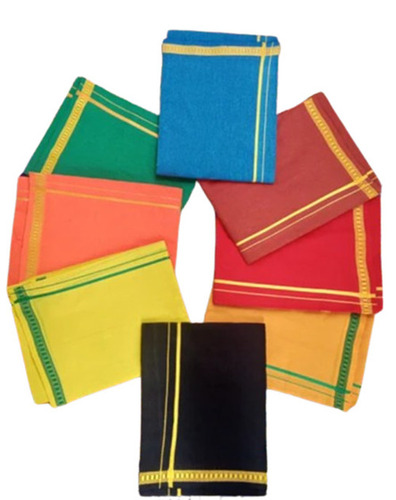 Cotton Multicolour Dhoti 8 Pcs Set - Color: Multi Color
