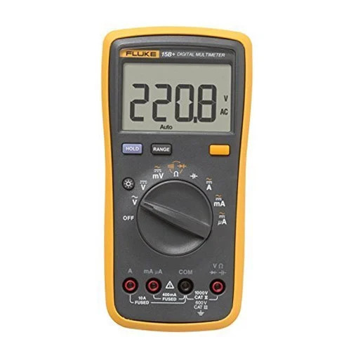 Fluke 15B Plus Portable Digital Multimeter - Color: Yellow