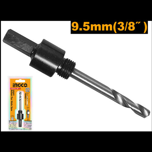 Hex Shank Ingco HSA01 Arbor for Hole Saw 9.5mm 3.8 Inches