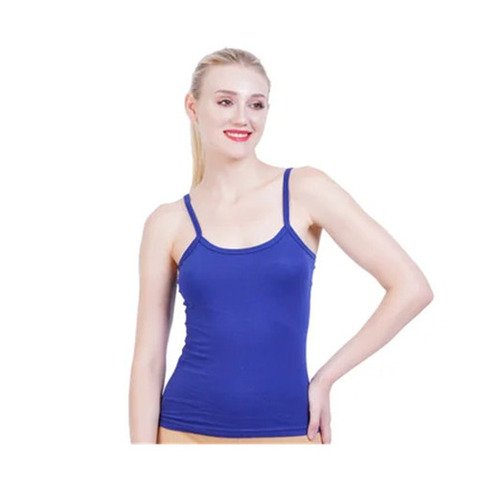 Ladies Cotton Slip - Regular Fit Full Coverage Thin Strap | Fade Wrinkle and Shrink Resistant Breathable and Skin-Friendly