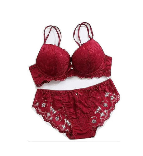 Maroon Bra Panty Set