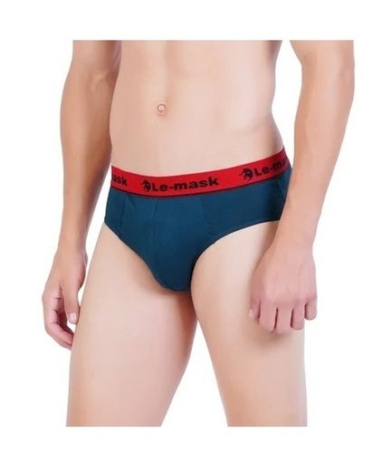 Daily Wear Regular Fit Skin-Friendly Plain Cotton Waistband Mens Briefs Underwear