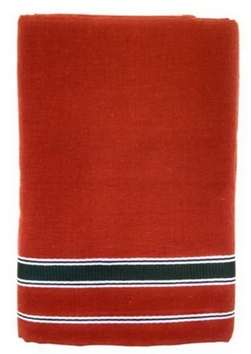 Mens Brown Cotton Dhoti - Unstitched 148 GSM Casual Wear with Border | Machine Wash Comfortable for Everyday Wear