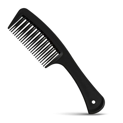 Black Plastic Hair Comb