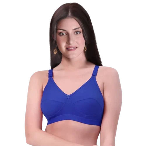 Daily Wear Skin-Friendly Regular Fit 3/4th Coverage Plain Hosiery Ladies Padded Bra