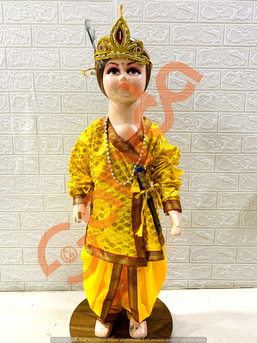 Dhoti & Kurta Set - Cotton Mix Sizes for 3 Months to 6 Years Fancy Yellow Design Hand Wash Care
