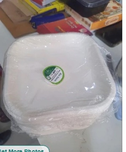 Disposal Paper Plate - Paper Various Sizes White Color Leak Resistant Quality Tested for Events and Parties