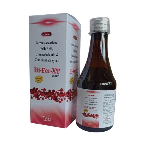 Ferrous Ascorbate Syrup Packaging Size 200 ml