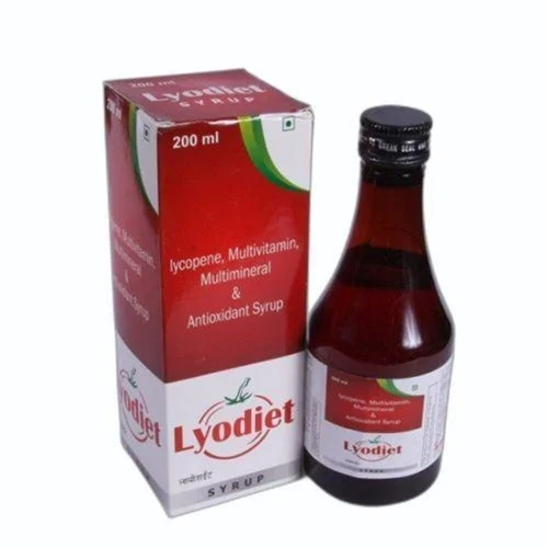 Lycopene Multivitamins And Antioxidants Syrup - Liquid Formulation Prescription Required For Hospital And Clinic Use Store In Cool And Dry Place