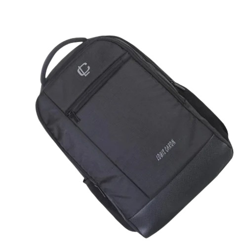 Matty Backpack - Black, Adjustable Straps, Zipper Closure, 2 Bottle Pockets, Moisture Proof