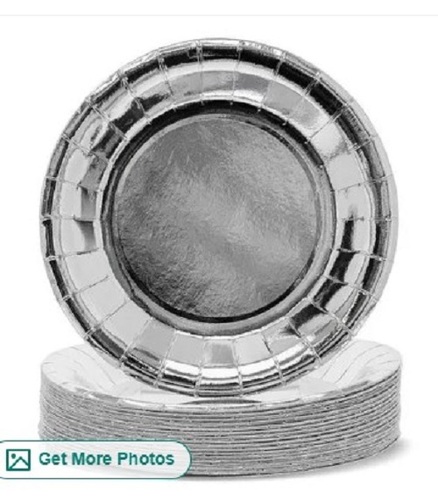 silver foil paper plates