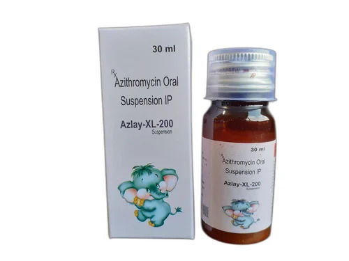 Azithromycin - 200 Mg Suspension | Prescription Required for Hospital and Clinic Use, Store in Cool and Dry Place