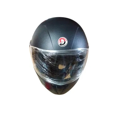 Black Glossy Finished Open Face Bike Helmet