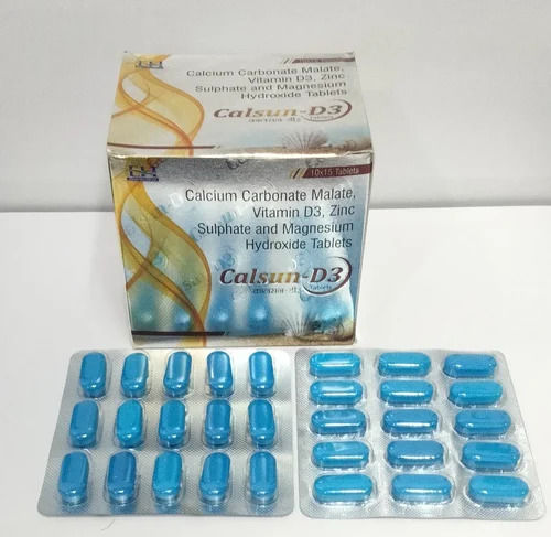 Calsun D3 Tablets, Packaging Size 10x15 Tablets